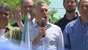 Mauricio Macri en Dolores