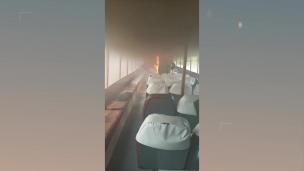 incendio lancha colectivo
