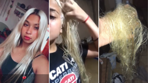 "Patricia, me dejaste pelada": el drama de una chica que perdió todo su pelo en la peluquería