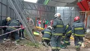 Barrio Chino: se derrumbó una obra y cinco operarios fueron hospitalizados con politraumatismos