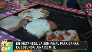 Probamos la mejor pizza italiana en la feria de las colectividades