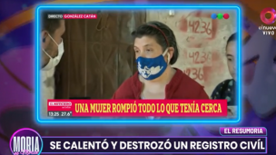 ResuMoria: Una mujer destrozó el registro civil en González Catán