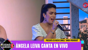 Ángela Leiva presentó en exclusiva su nuevo single "Amor Prohibido"