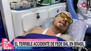 #Implacables | El terrible accidente de Fede Bal en Brasil: "Tengo un ángel que me cuida"