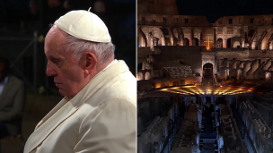 Tras dos años de pandemia, el papa Francisco presidió el Vía Crucis ante 10 mil personas