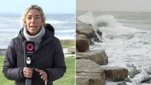 Mar del Plata: continúa el alerta por el ciclón extratropical