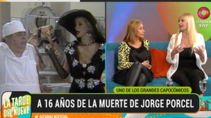 Sandra Villarruel y "Yuyito" González recordaron a Porcel, a 16 años de su muerte