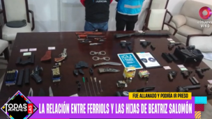 El ex de Beatriz Salomón, Alberto Ferriols, detenido por poseer un arsenal de armas