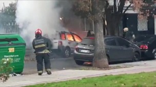 incendio camioneta villa ortuzar
