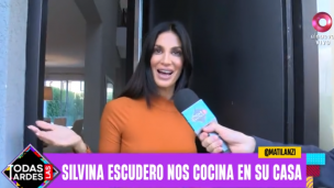 ¡Silvina Escudero no abre las puertas de su casa y nos cocina en vivo!