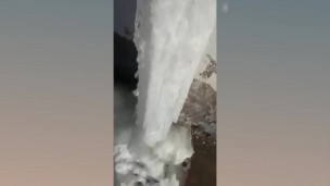 Sociedad, Ola Polar, Río Negro, agua congelada, congelamiento,