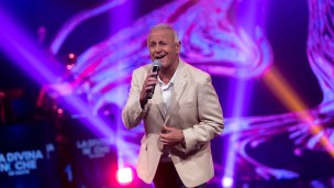 Miguel Del Sel cerró el programa de Dante Gebel cantando salsa 