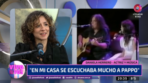 Daniela Herrero recordó cuando cantó con Pappo "Juntos a la par"