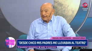 Miguel Rottemberg reveló cómo inició su amor por el teatro: "Tengo recuerdos de hace 80 años"
