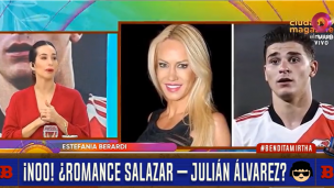 ¡Al final Luli Salazar está con el jugador Julián Alvarez! 