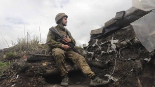 Soldado en Ucrania