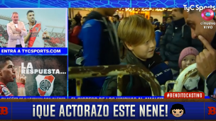 ¡Es menor de edad y aunque es fanático de River se hizo pasar por hincha de Vélez para ir a la Copa!
