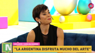 Carolina Rámirez, "La Reina del Flow": "Es muy poderoso lo que pasa en Argentina con el arte"