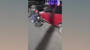 Banda que tajea ruedas 