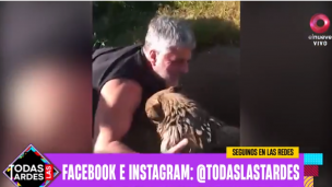 Impactante video: Un hombre rescató a un perro que había caído en un pozo 