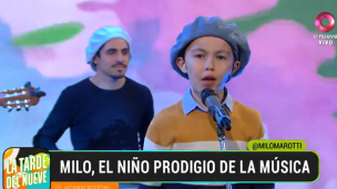 Milo Marotti: el niño prodigio del folklore que cantó con Abel Pintos en el Teatro Ópera