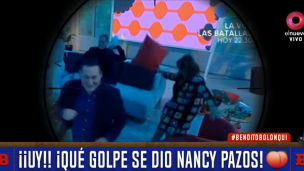Tremendo blooper: ¡Nancy Pazos terminó en el piso mientrás bailaba en el programa!
