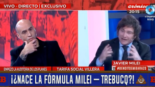 ¡¿Nueva fórmula para 2023?!: El ida y vuelta entre Javier Milei y Esteban Trebucq