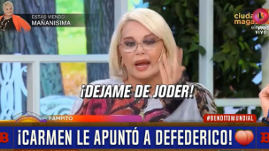 Carmen Barbieri se indignó con Matías Defederico por la internación de su hija: "Andá a verla"