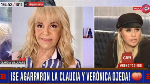 ¡Se pudrió todo!: el feroz cruce al aire entre Claudia Villafañe y Verónica Ojeda