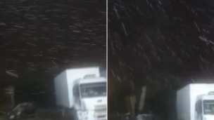 Impresionante nevada en Brasil, a 700 kilómetros de Misiones