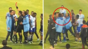 brutal agresion arbitro ecuador