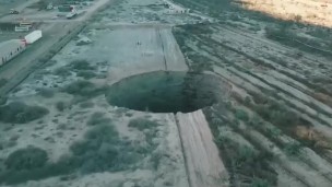 Chile: aumenta el tamaño del cráter cada vez más