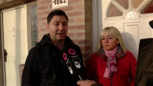 Ladrones simularon ser policías e intentaron entrar a una casa a los mazazos