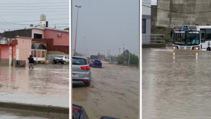 Desastre por el temporal en Comodoro Rivadavia