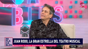 Juan Rodó, gran estrella del teatro musical: "Me siento privilegiado de las oportunidades que tuve"