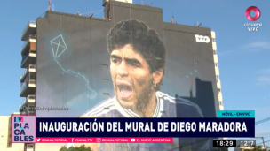 Implacables, Diego Maradona, Mural,