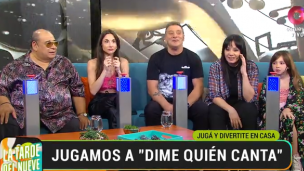 ¡El Turco García, Roly Serrano, Lissa Vera y Magui Bravi se someten al Dime quién canta!