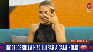 ¡Tomás Dente hizo llorar a Camila Homs en vivo!