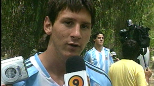 Lionel Messi: "No me gusta hablar de mí, prefiero que lo hagan los que me ven jugar""