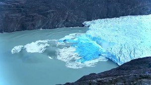 desprendimiento glaciar viedma