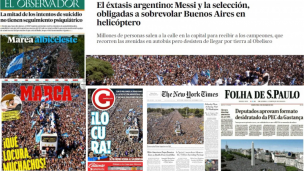 portadas diarios festejo obelisco