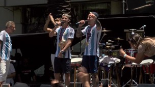 Deportes, San Martín, Argentina campeón, selección Argentina, homenaje, Enzo Fernández, Exequiel Palacios,