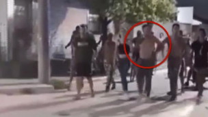 Video | Atraparon a un ladrón y lo llevaron en caravana hasta la comisaría