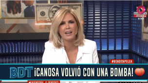 ¡Viviana Canosa volvió a la televisión con una bomba!