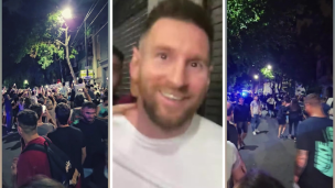 VIDEO | La emoción de la gente al ver a Messi en Palermo