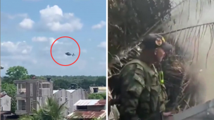 Colombia: cayó un helicóptero del Ejército y dejó cuatro muertos