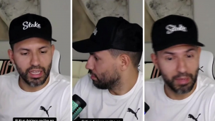 A "El Kun" Agüero le sonó un alerta por tornado y esta fue su reacción
