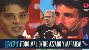 ¡Azzaro apuntó contra Santi Maratea y éste le contestó: "Estaba con la mujer de un periodista"!