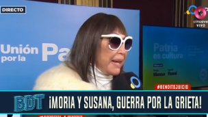 ¡Moria Casán y Susana Giménez, en guerra por las PASO!