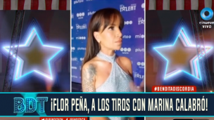 ¡Flor Peña a los tiros con Marina Calabró!: "Trabaja con la maldad"